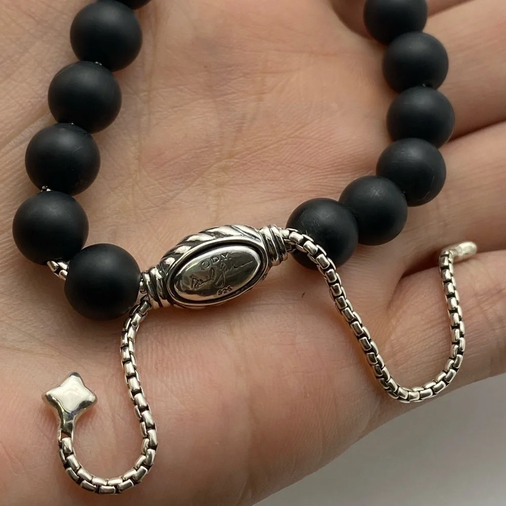 DAVID YURMAN Bracelet 8mm Mate Black Onyx